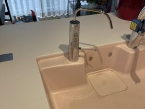 宮城キッチン取付け隊　浄水栓を後付け　施工後